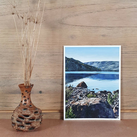 Art Print: Lake St Clair reflections, Tasmania