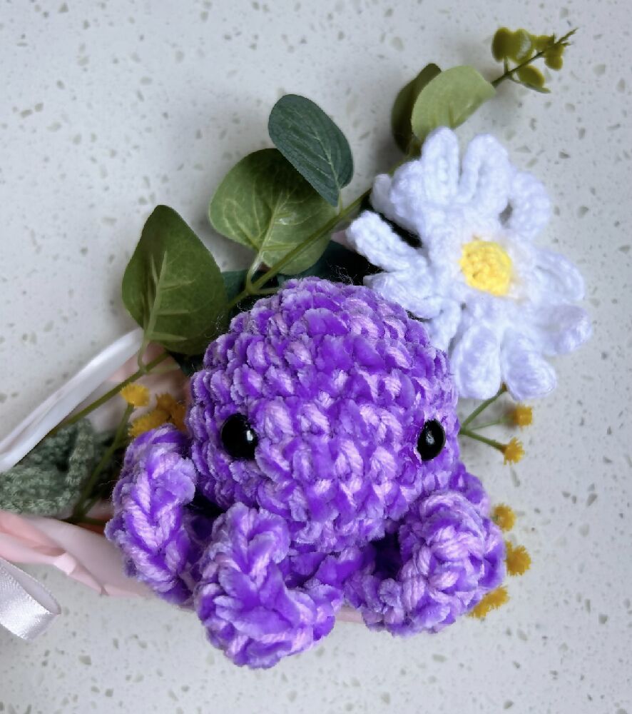 Crochet octopus plushie