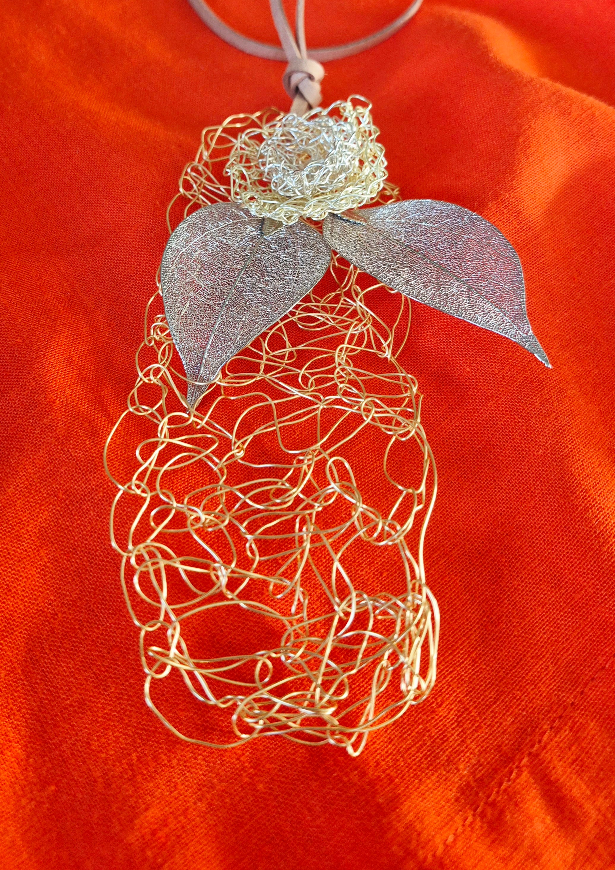 Wire Crochet necklace