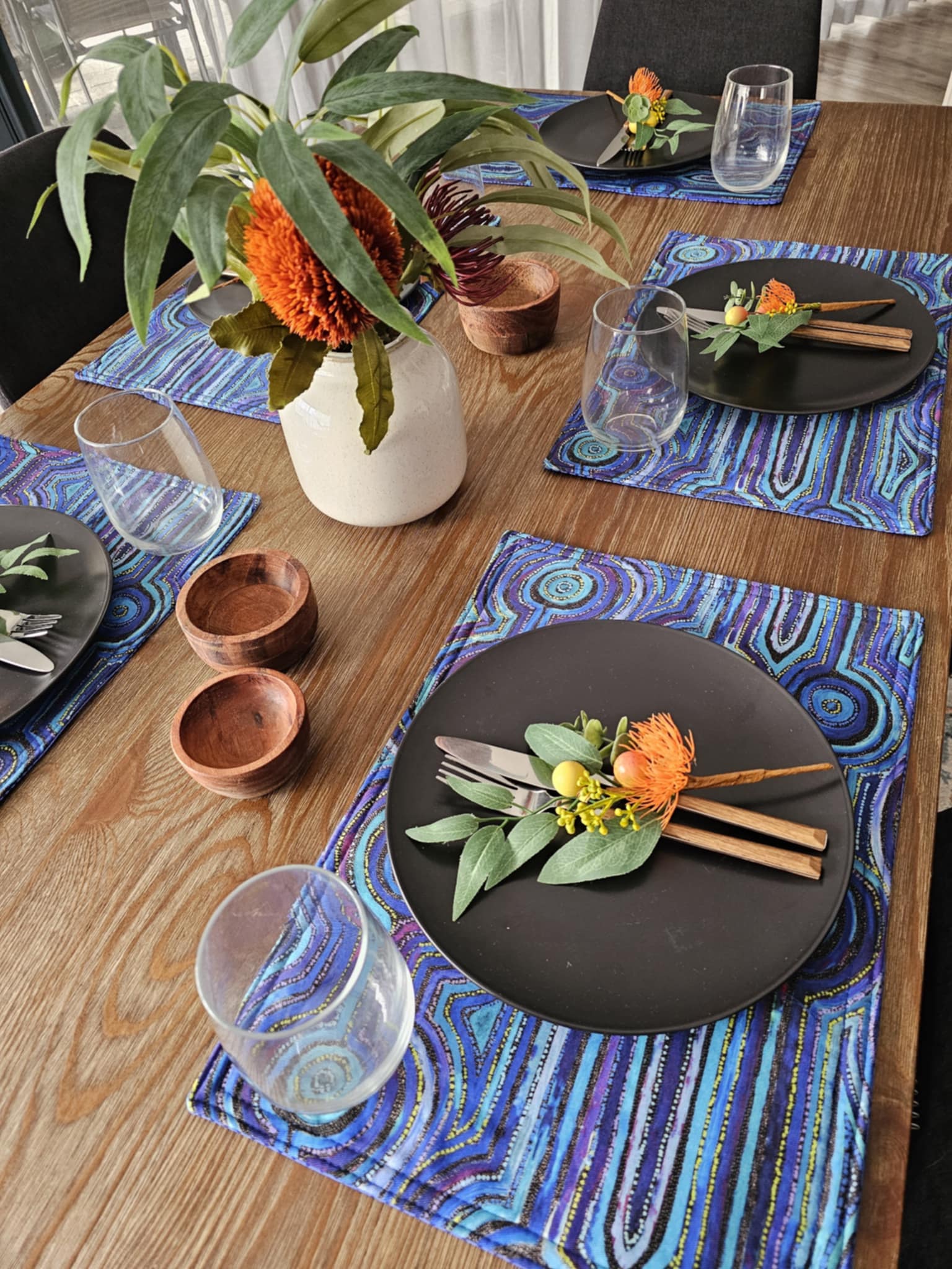 Indigenous Placemats - Emu Dreaming