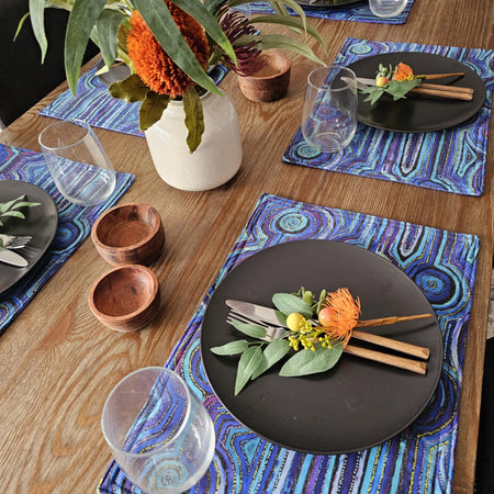 Indigenous Placemats - Emu Dreaming
