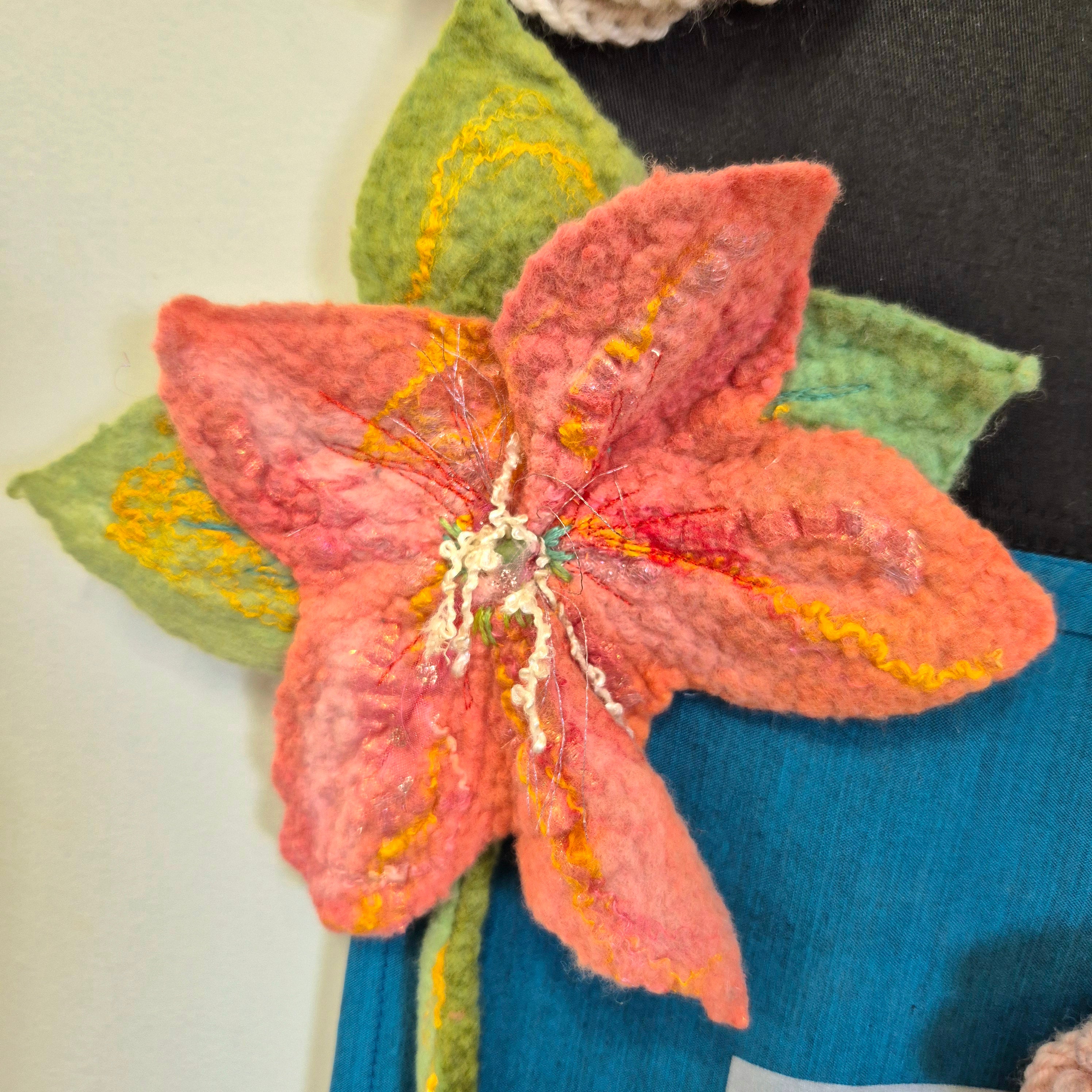 Wet Felted Flower Workshop