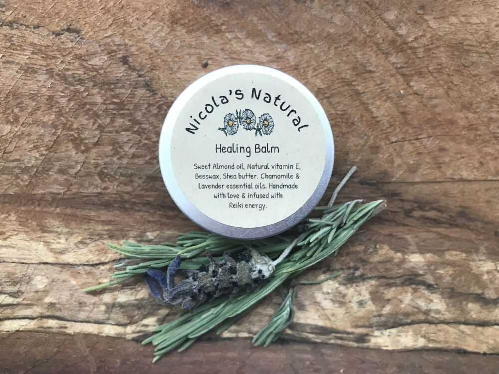 Healing Balm - Divine Lavender & Chamomile 25g tin - Go Natural