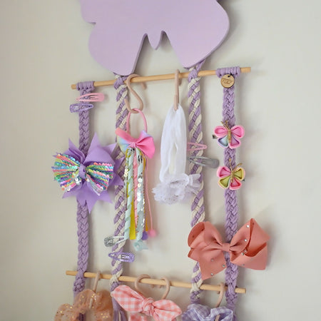 Macrame Butterfly Hair Accessories Hanger