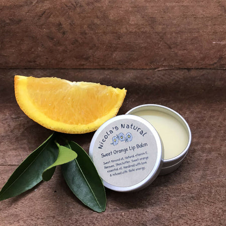 All Natural Soothing Zesty Sweet Orange Lip Balm