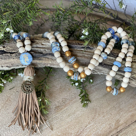 Mala Beads - Throat Chakra