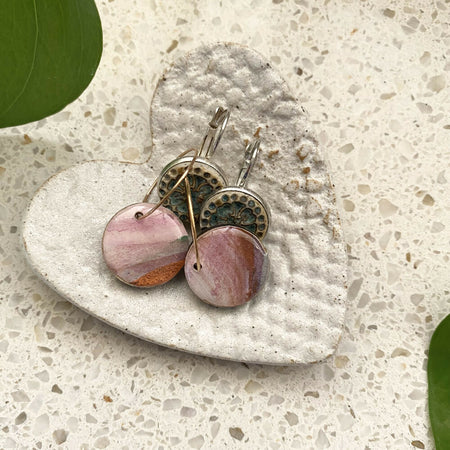 Heart Shaped Jewellery Dish / Handmade Pottery