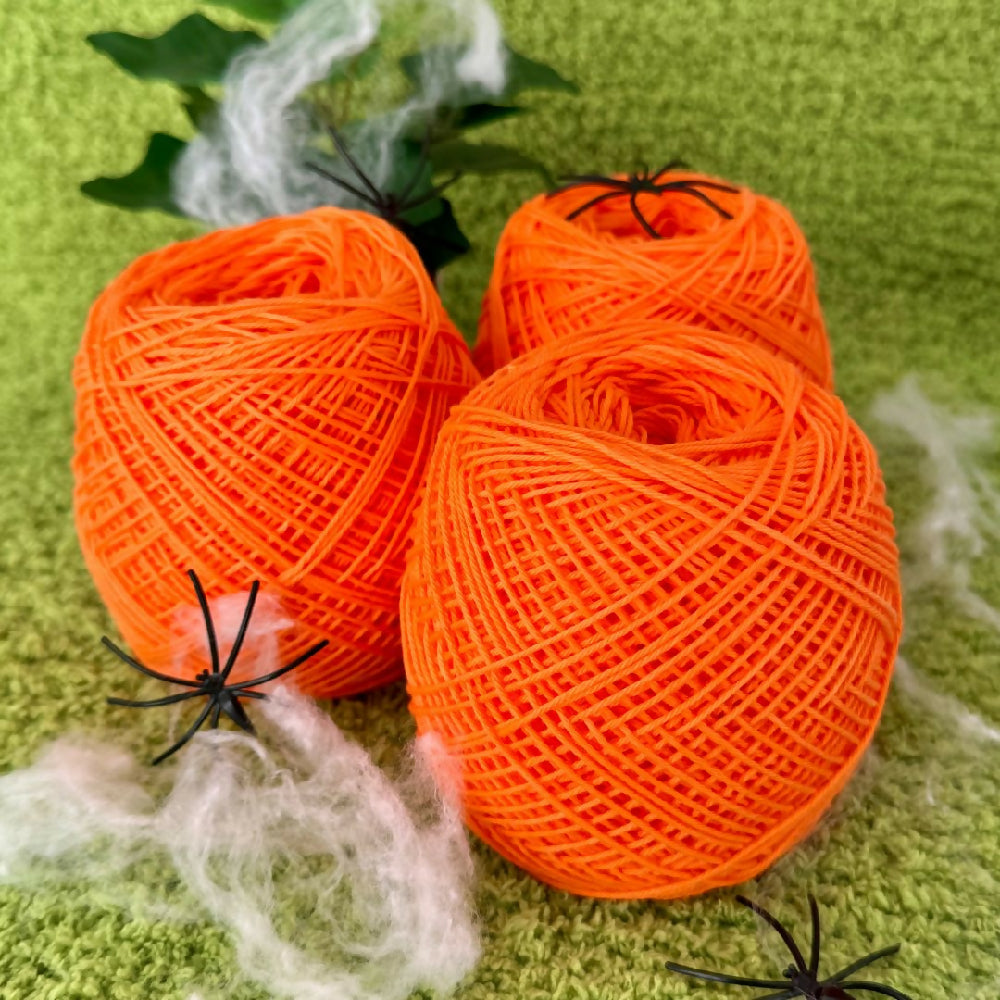 Halloween Orange Cotton Yarn Cake