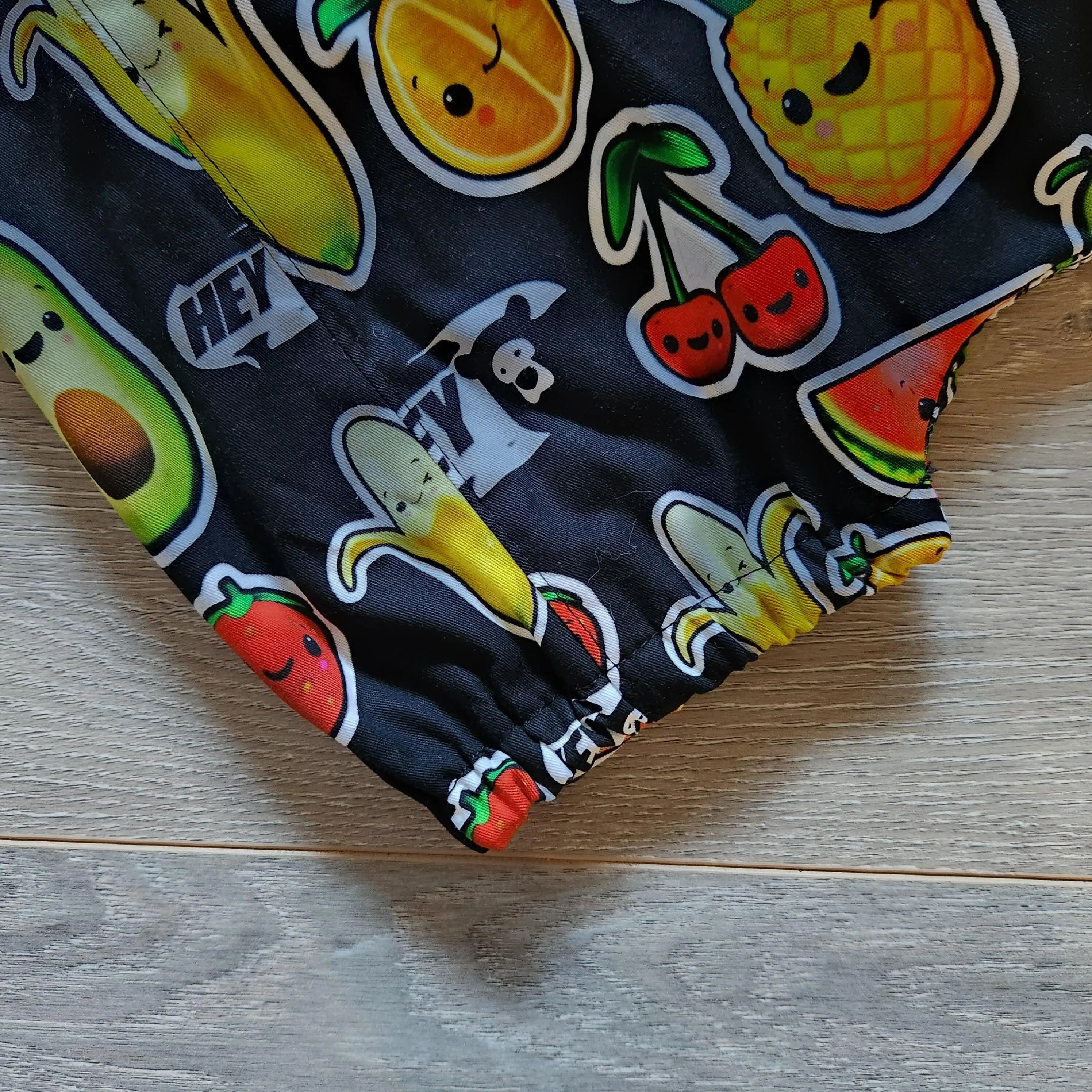 Dancing Fruit Short leg romper