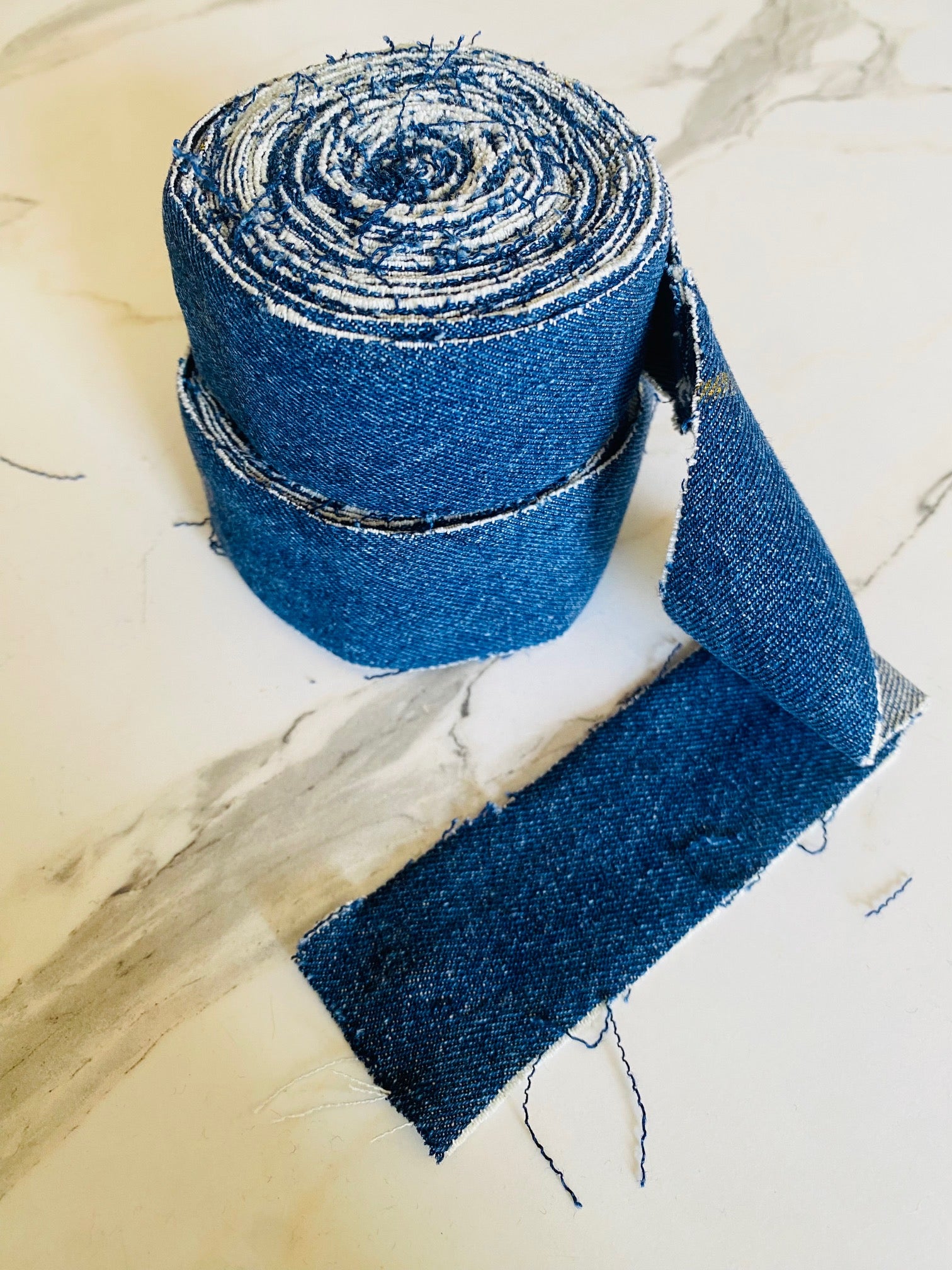 Recycled Denim Ribbon