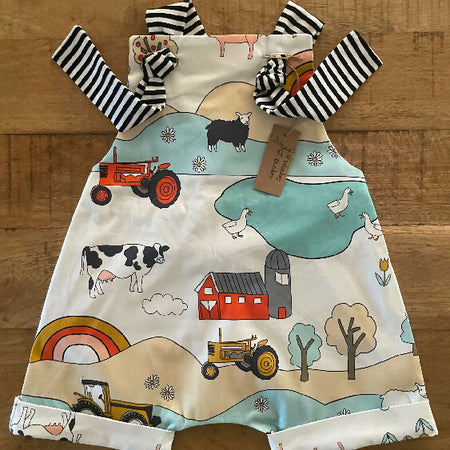 It's a Farm Life Overalls/Rompers