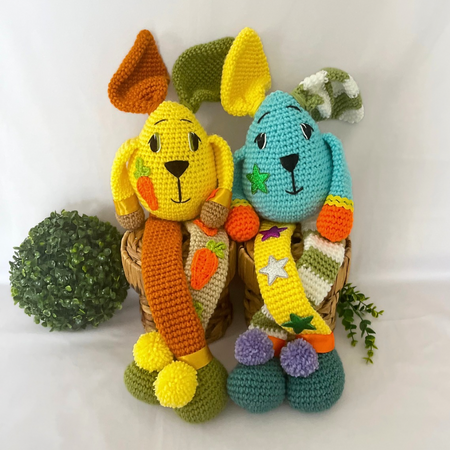 Crochet Bunny Dolls - Handmade Bunny Soft Toy