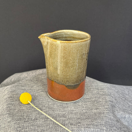 Handmade Ceramic Pourer - Rustic Earthy