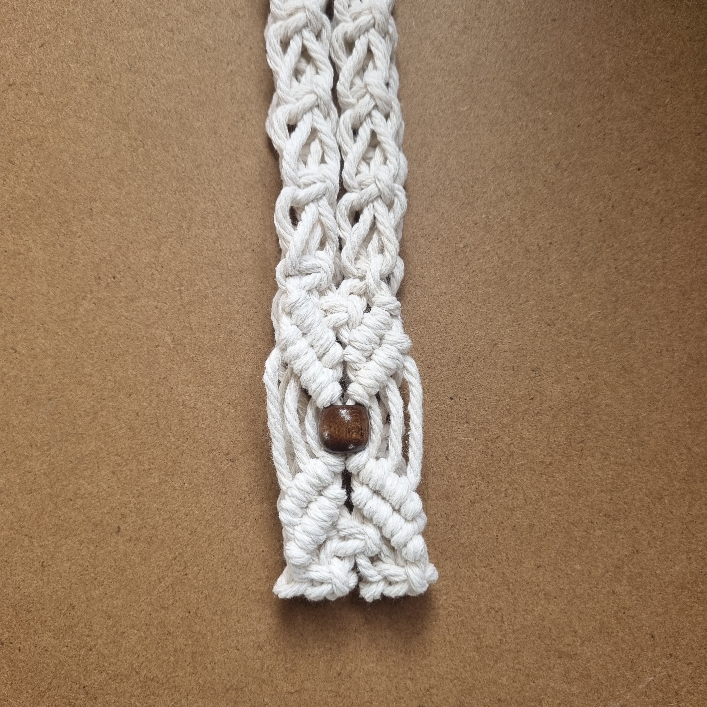 Macrame Double Hat Hanger
