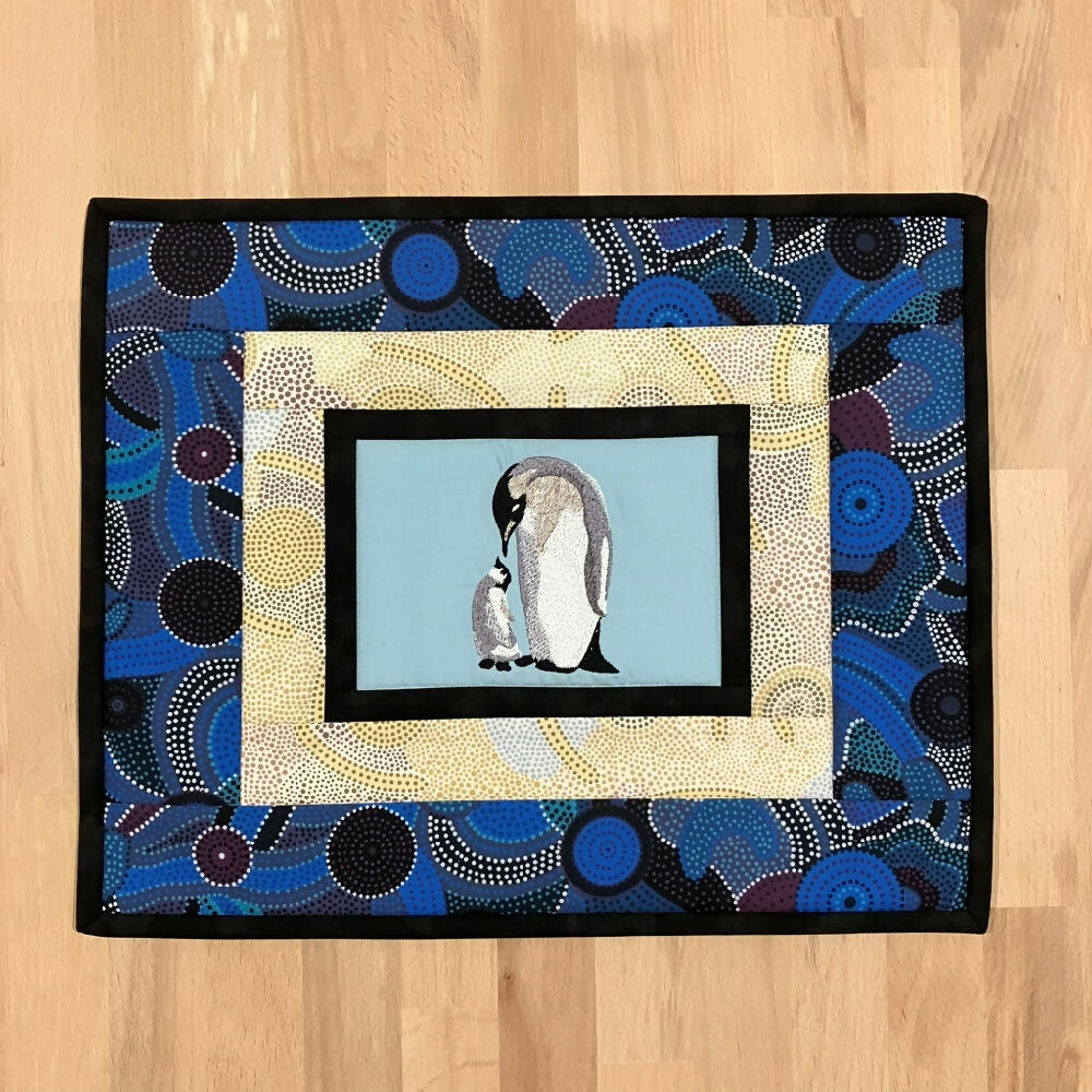 handmade Australia quilted - penguin