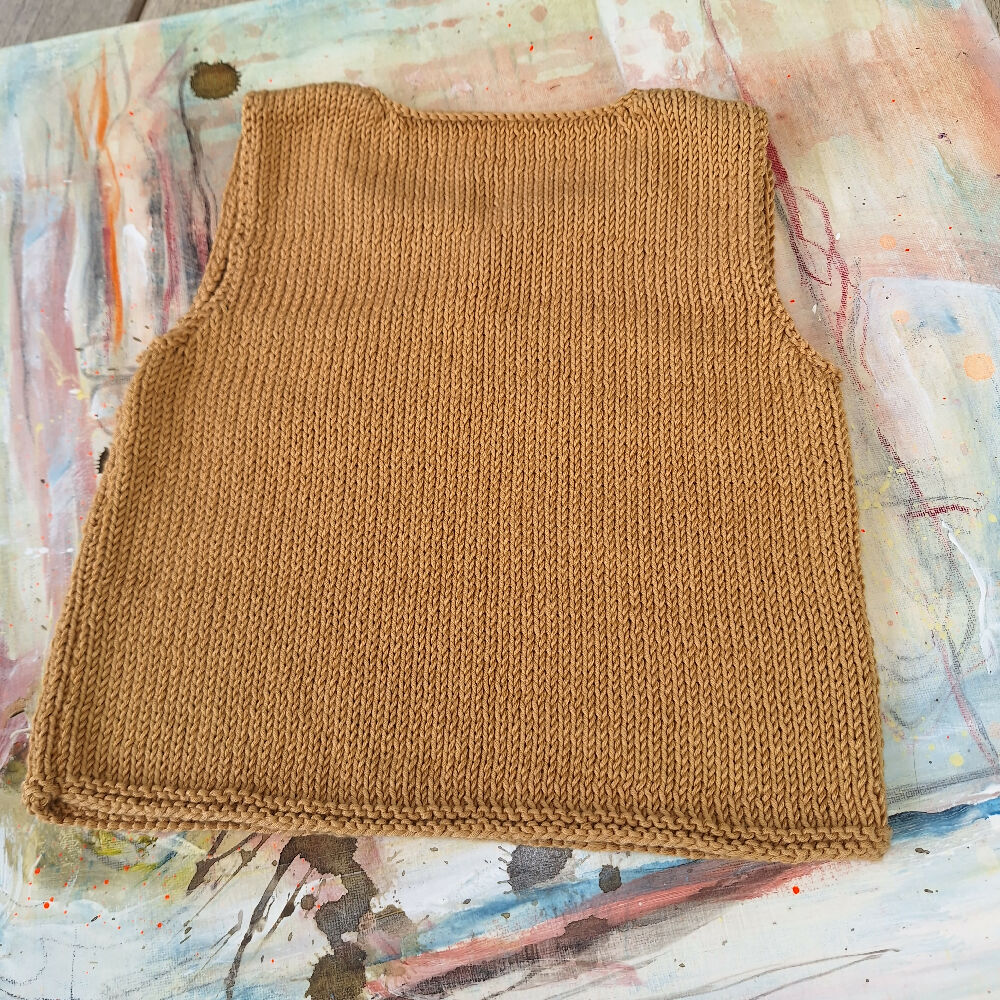 Handknitted Toddler Vests - 2 Choices