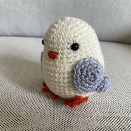 Small & Large Seagull - crocheted toy