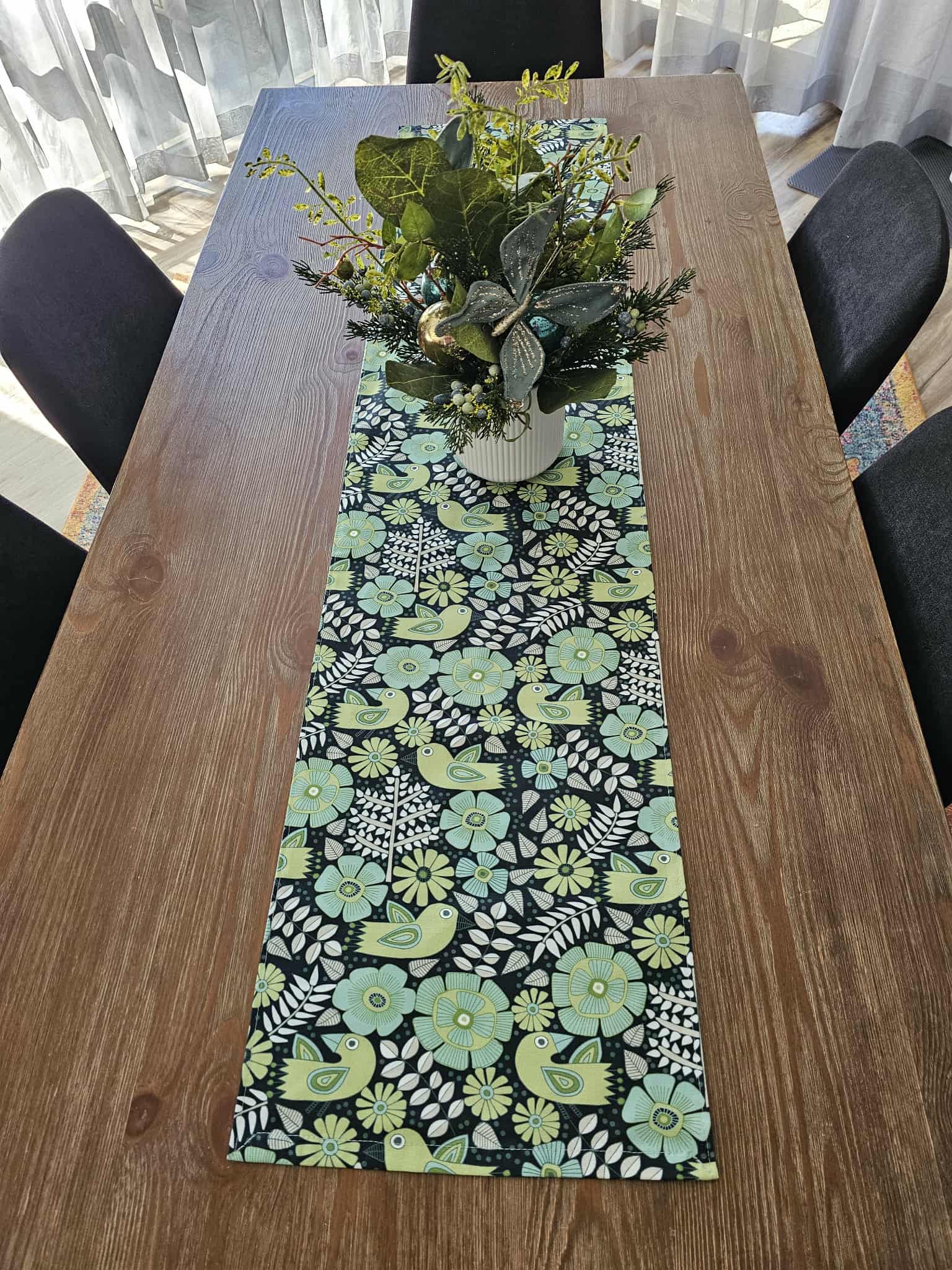 Folk Birds Table Runner