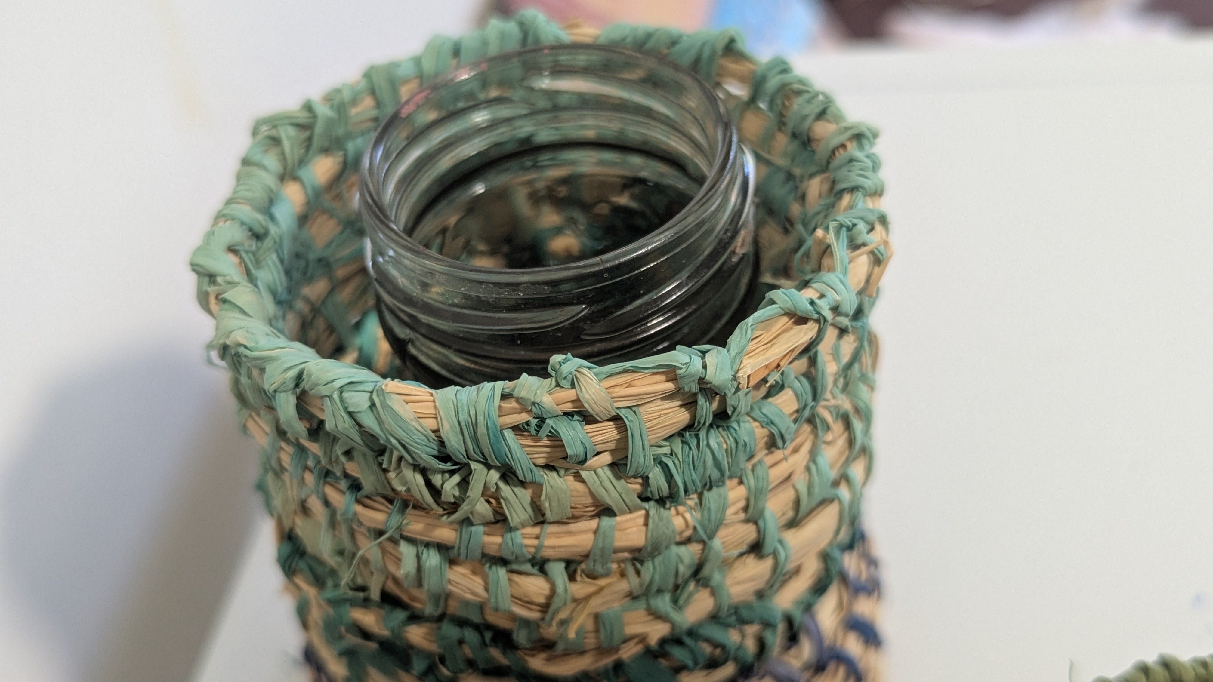 Woven Vase Vessel Form | Vase Cover Baskets  | Various Colours