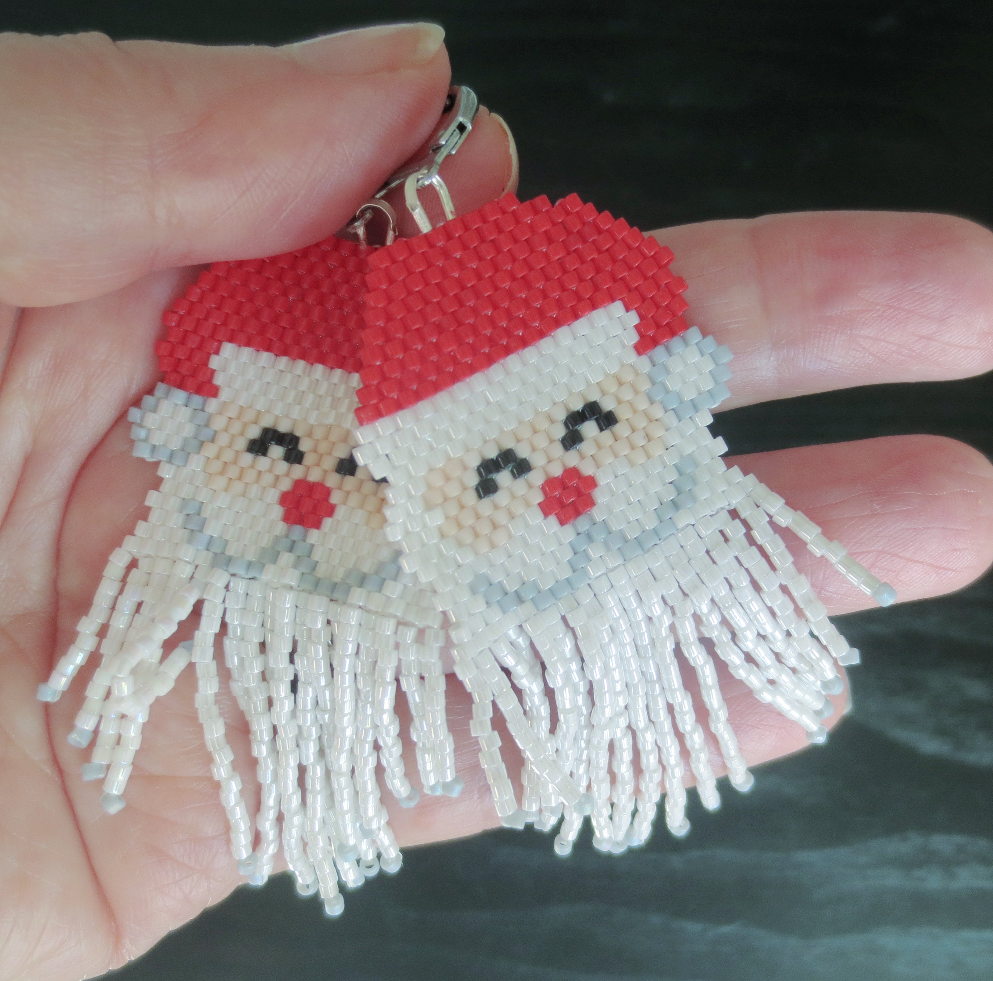 Santa Fringe Earrings
