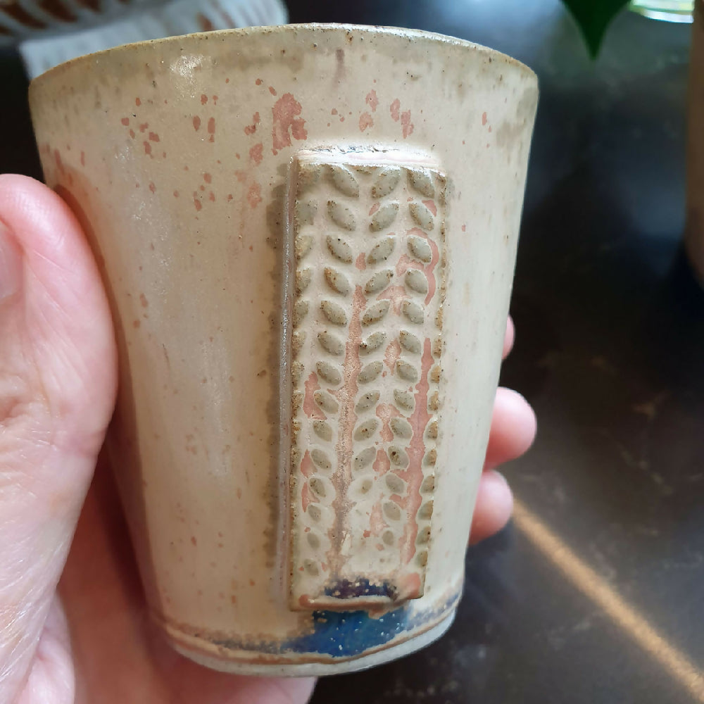 no handle handmade coffee cup - long black coffee - Yallingup Art and Crafts - Julie Ann Smith