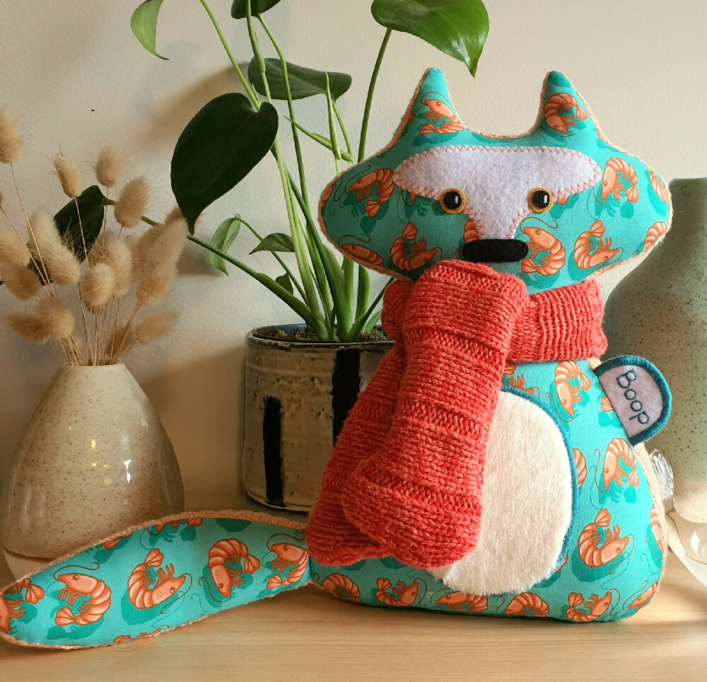 BOOP Handmade Wolf Fabric Soft Toy