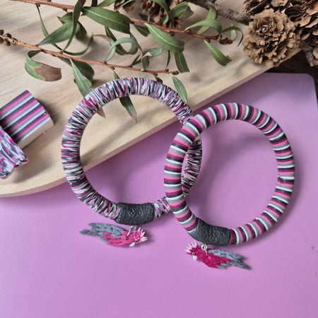 Aussie Animal Charm Bangle (blue wrens, kookaburras, galahs and more)