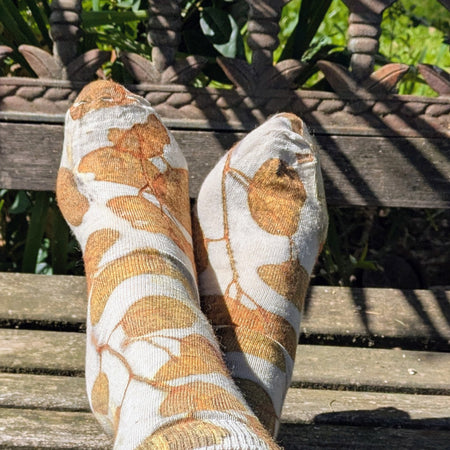 Ecoprint Wool Socks
