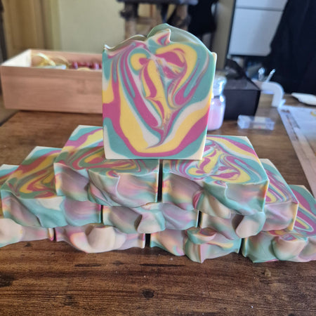 Handmade Soap - Honeysuckle Rose Bar 120g