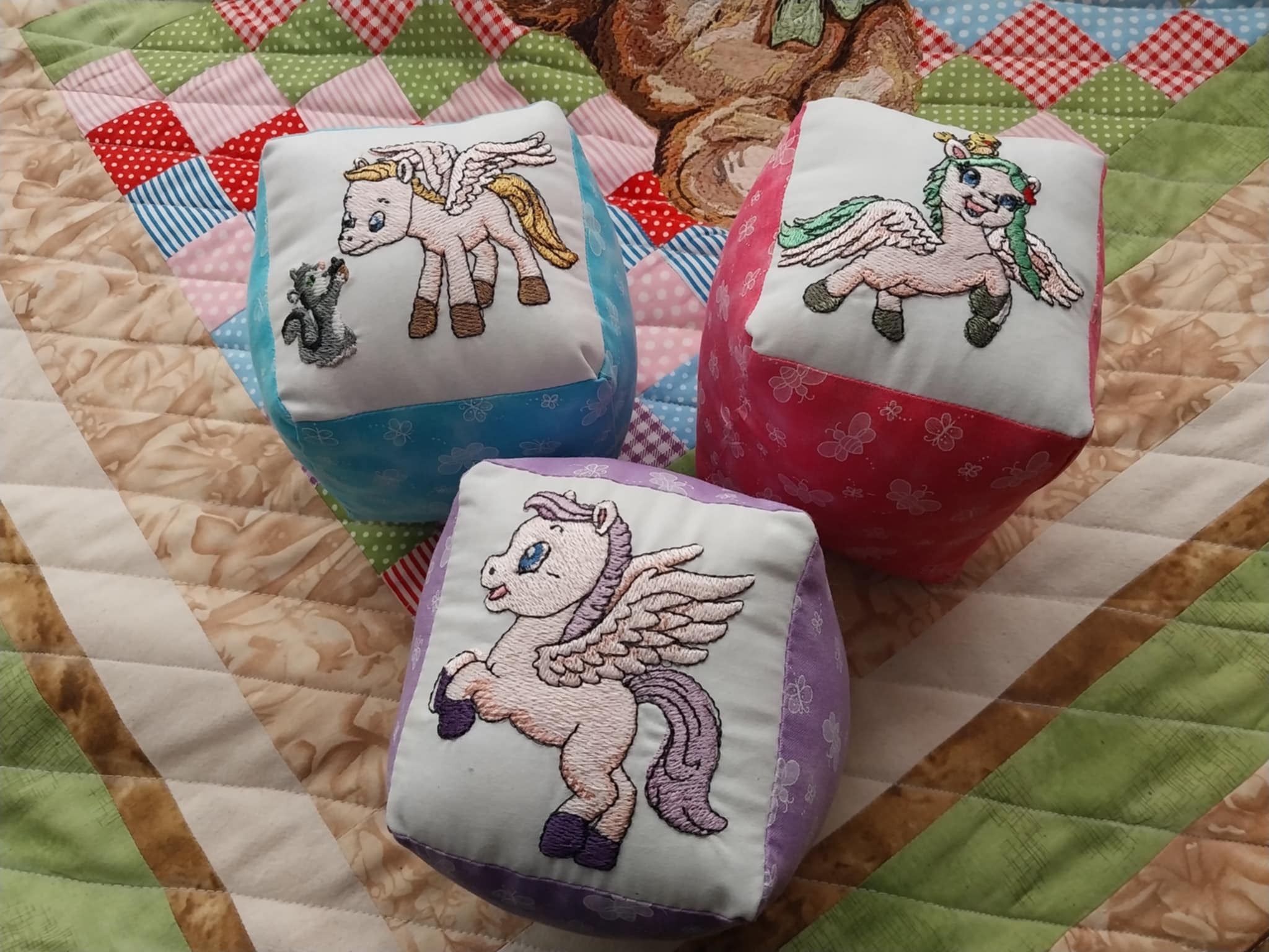 "Pegasus" Soft Baby Blocks