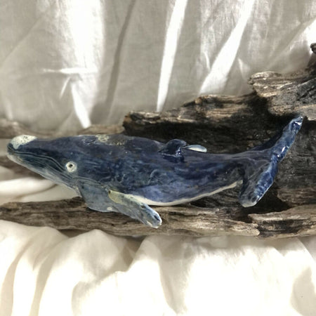 Humpback whale sculpture