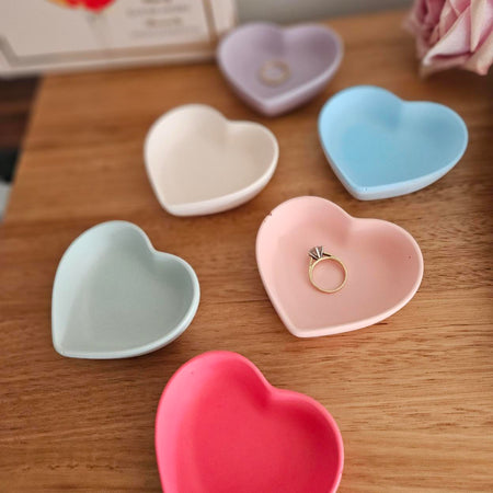Heart trinket dish