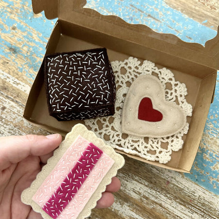 Iced vovos, toddler gift, play bakery