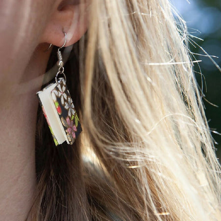 Little Book Earrings