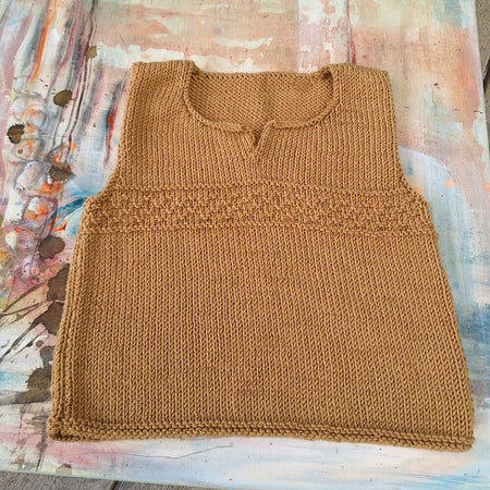 Handknit Toddler Vest