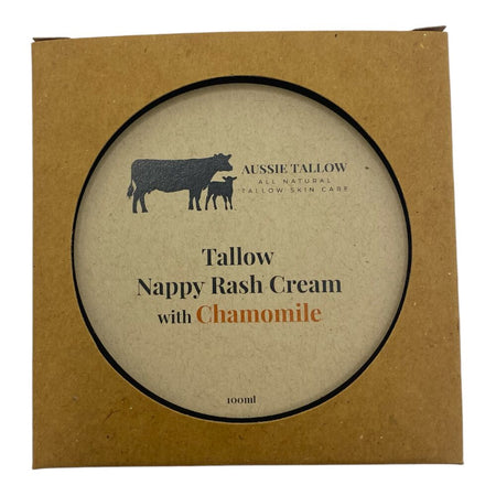 Natural TALLOW Nappy Rash Cream 100ml CHAMOMILE