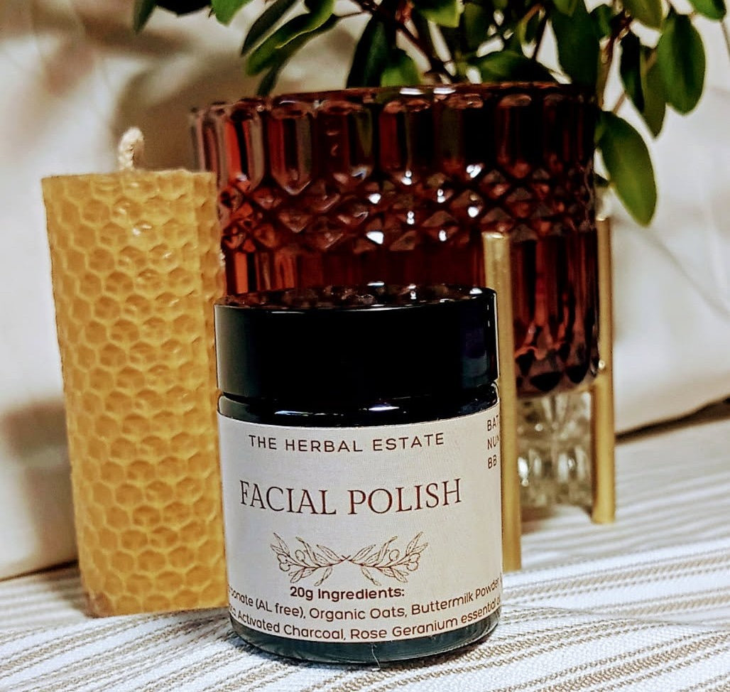 Natural Facial Grain Polish. Exfoliant 20g