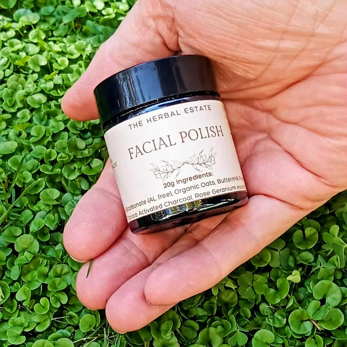 Natural Facial Grain Polish. Exfoliant 20g