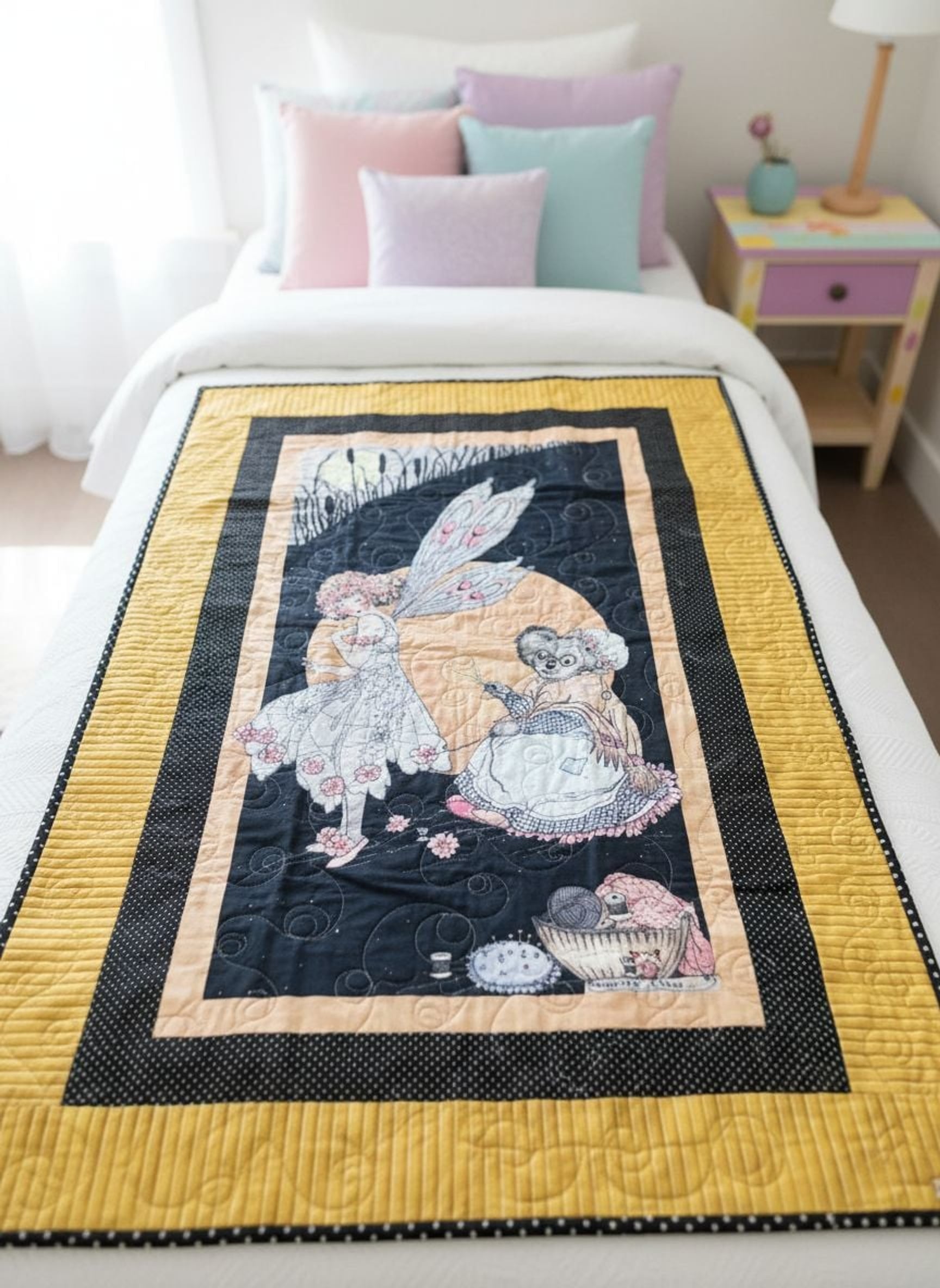 Magical Fairy Quilt with Bunting