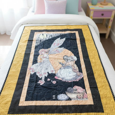 Magical Fairy Quilt with Bunting