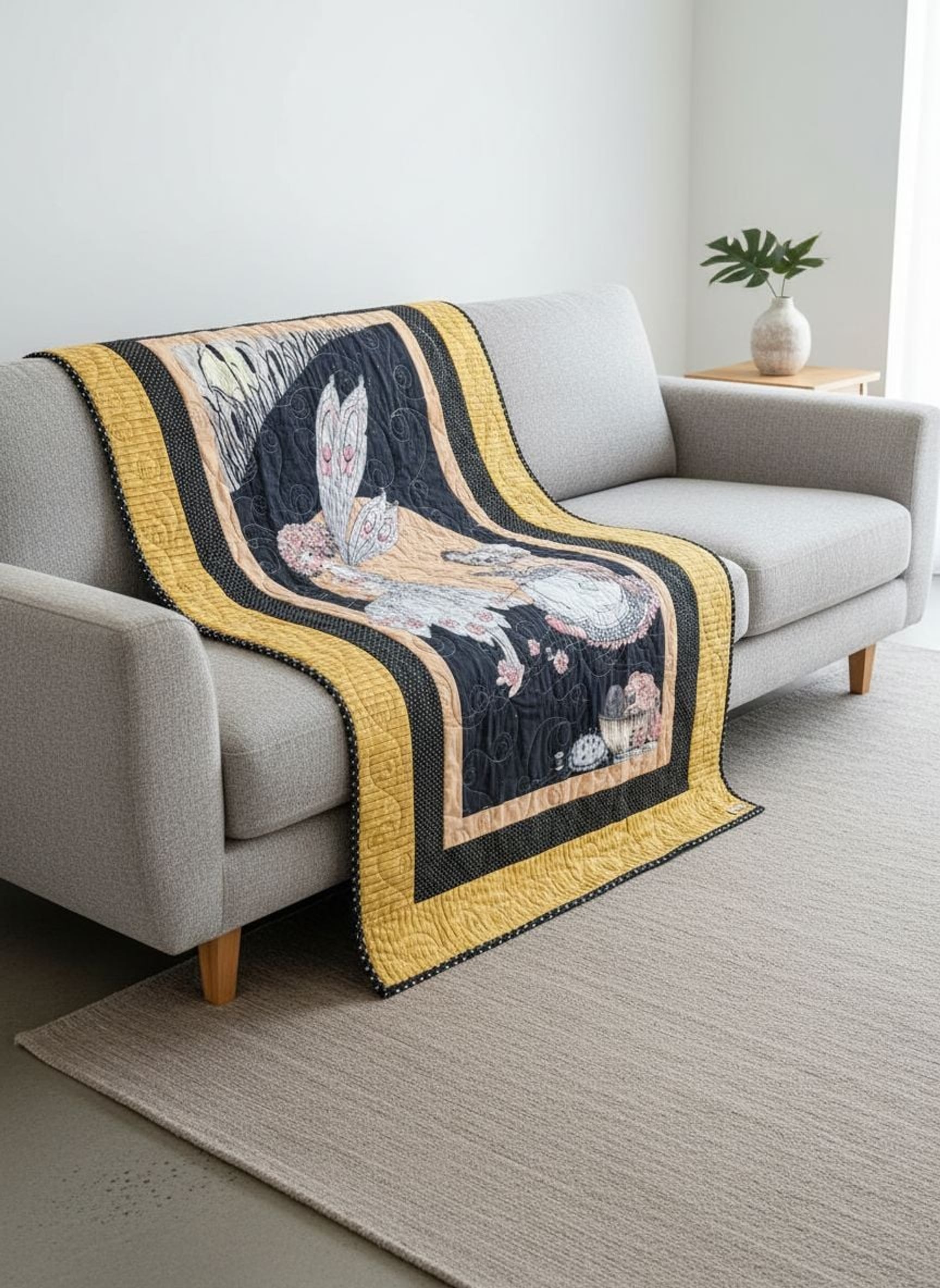 Magical Fairy Quilt with Bunting