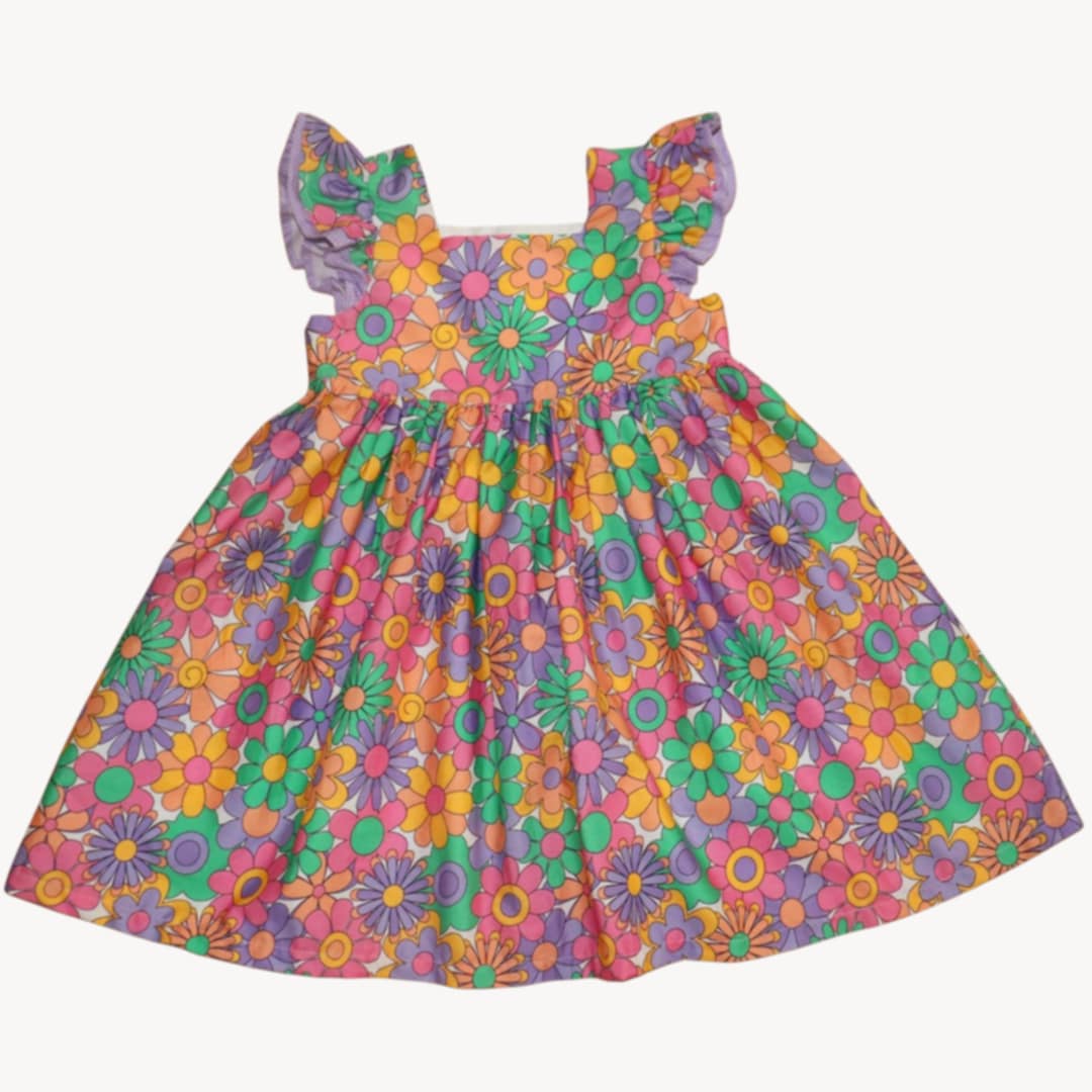 Floral Handmade Girls Dress