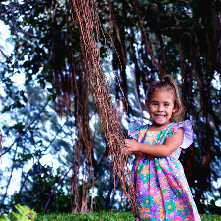 Floral Handmade Girls Dress