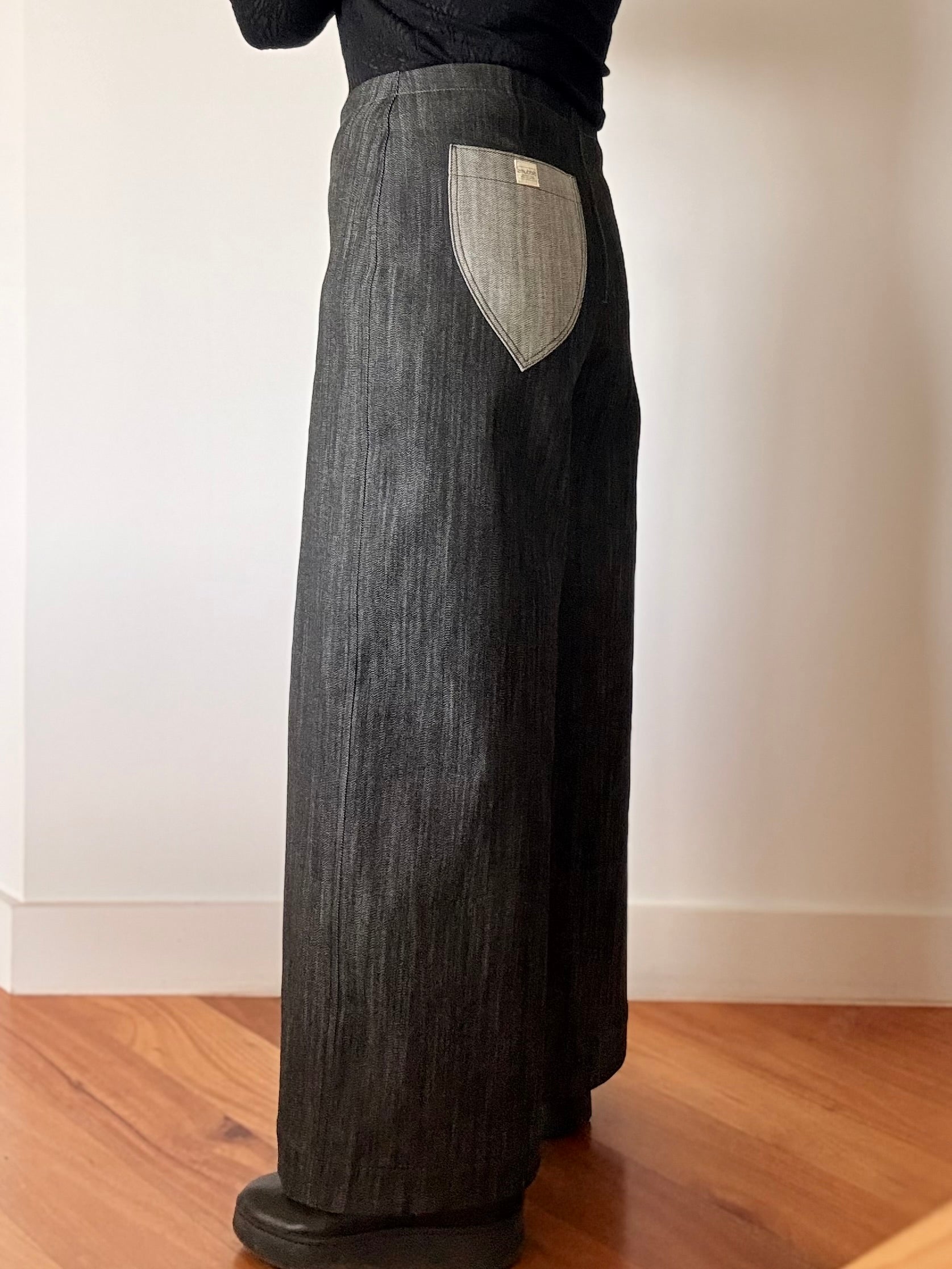 Derek Denim Wide Leg Pants