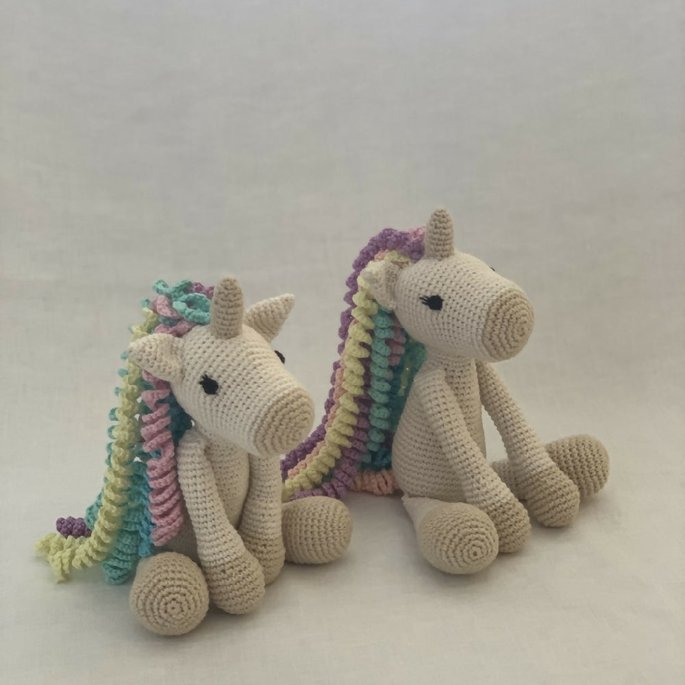 Rainbow Unicorn |Crochet Soft Toy | Magical Fantasy