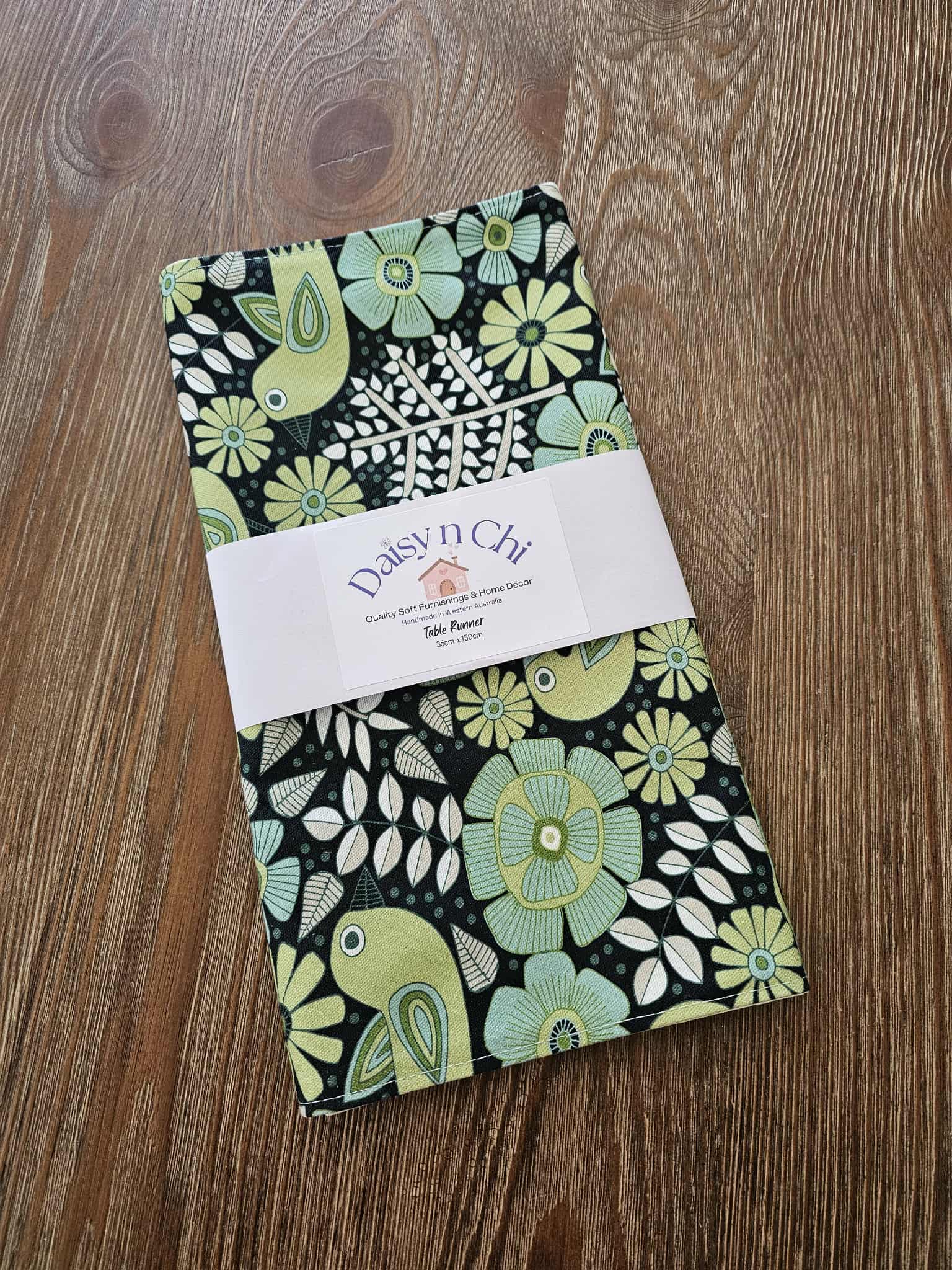 Folk Birds Table Runner