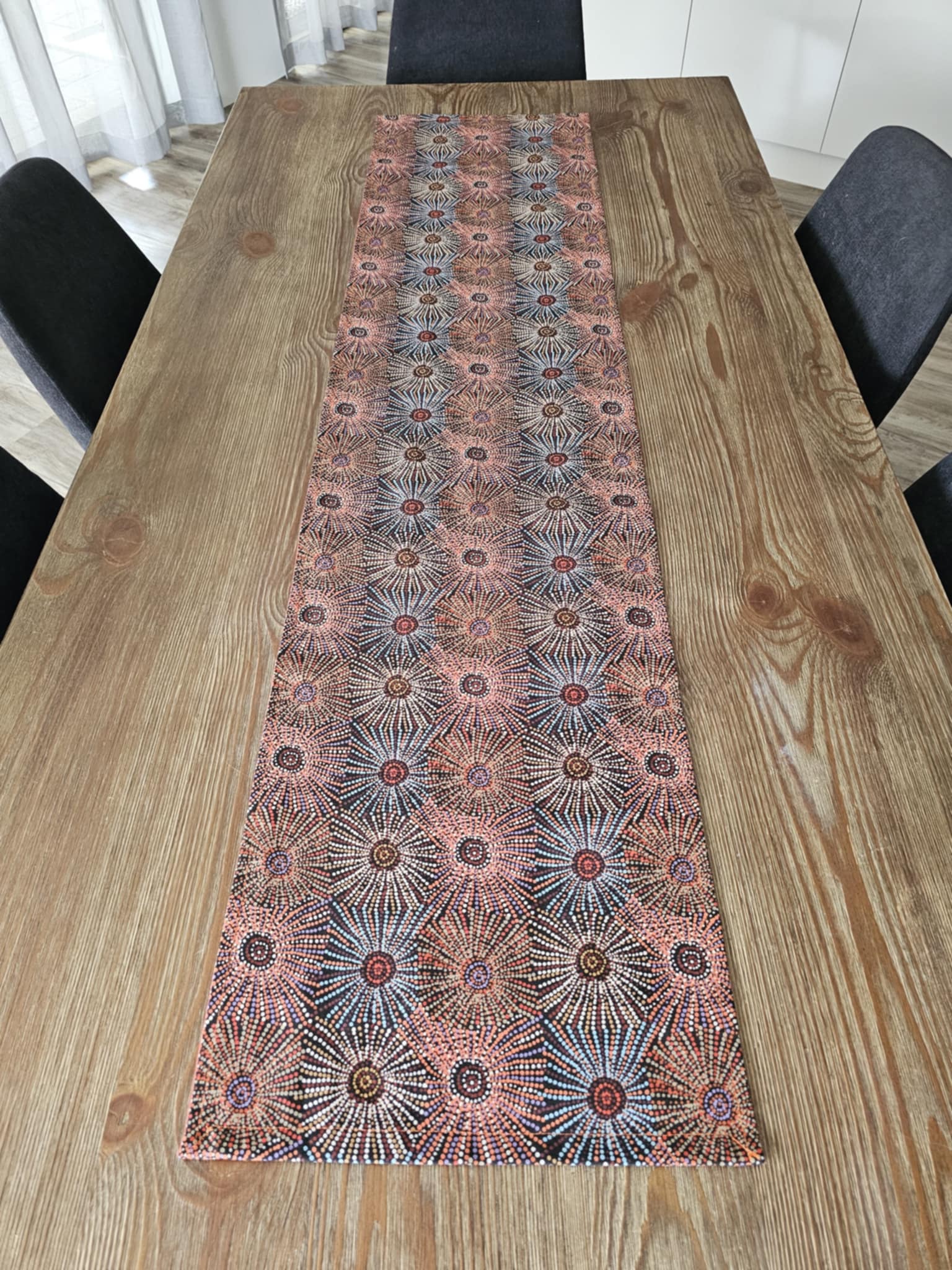Indigenous Table Runner - Water Dreaming