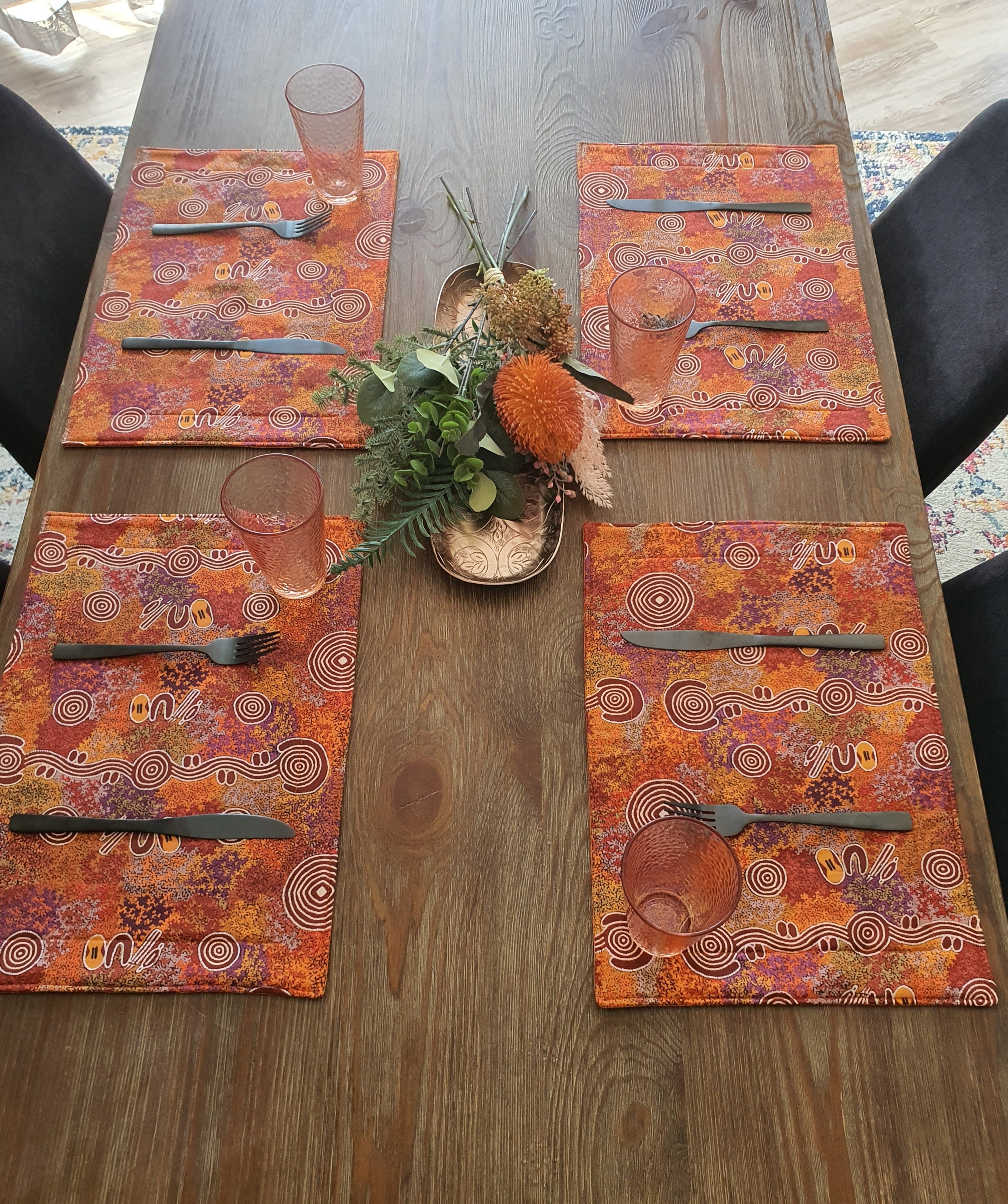 Indigenous Placemats - Fire Country Dreaming
