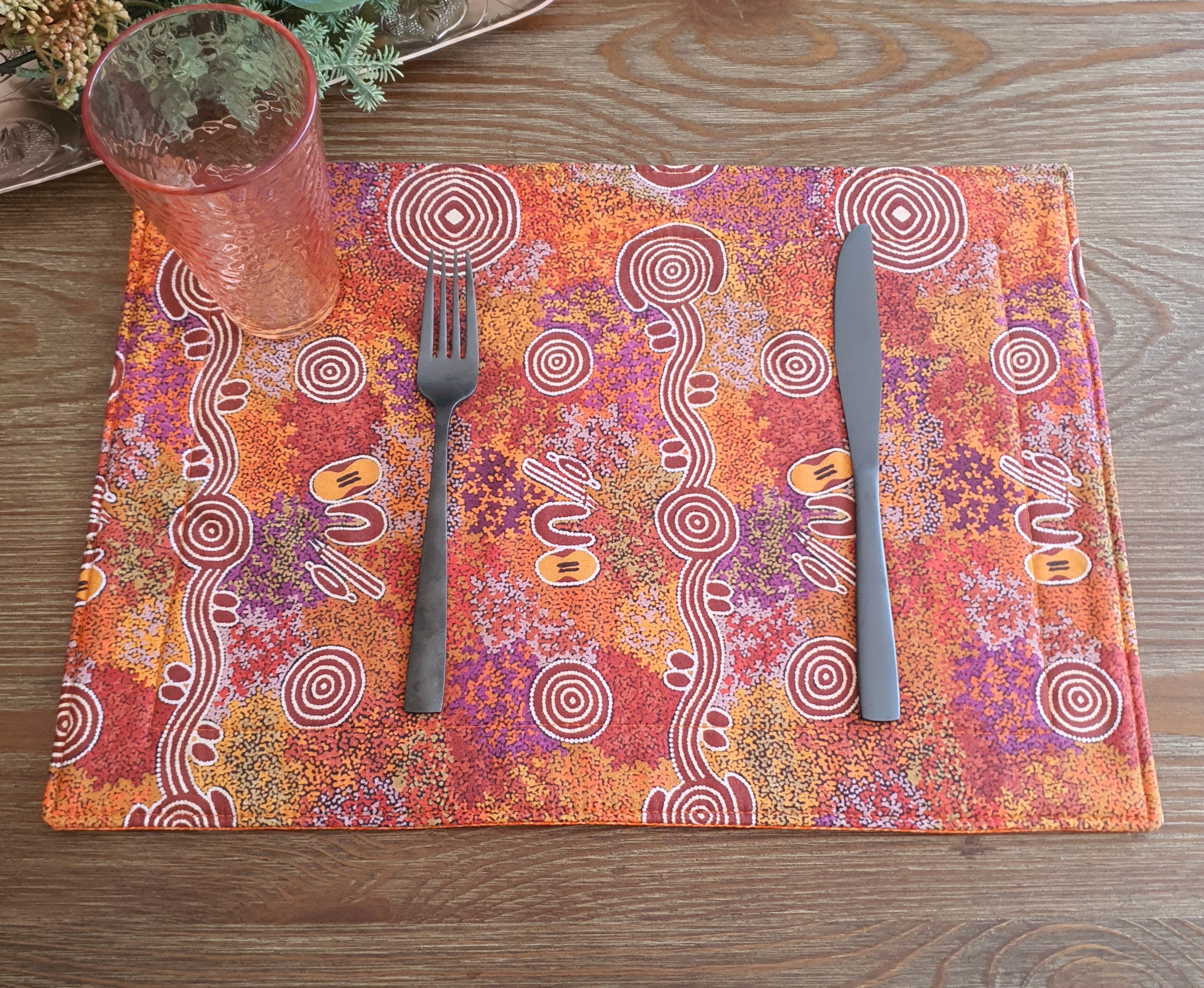 Indigenous Placemats - Fire Country Dreaming