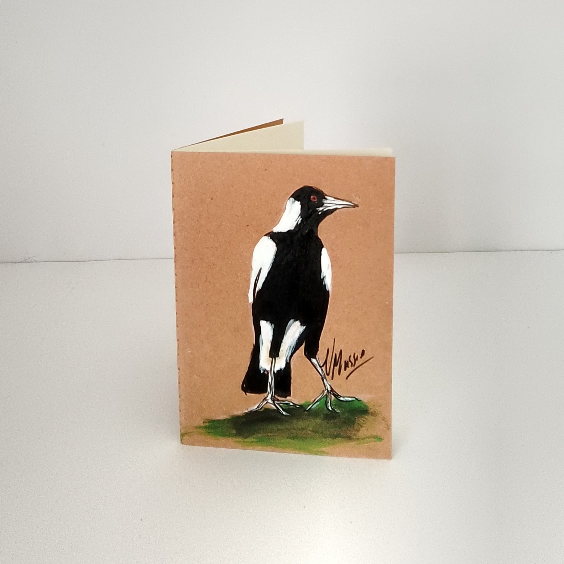Handpainted Pocket Notebooks. Single or Set of 3. Bird and Animal designs